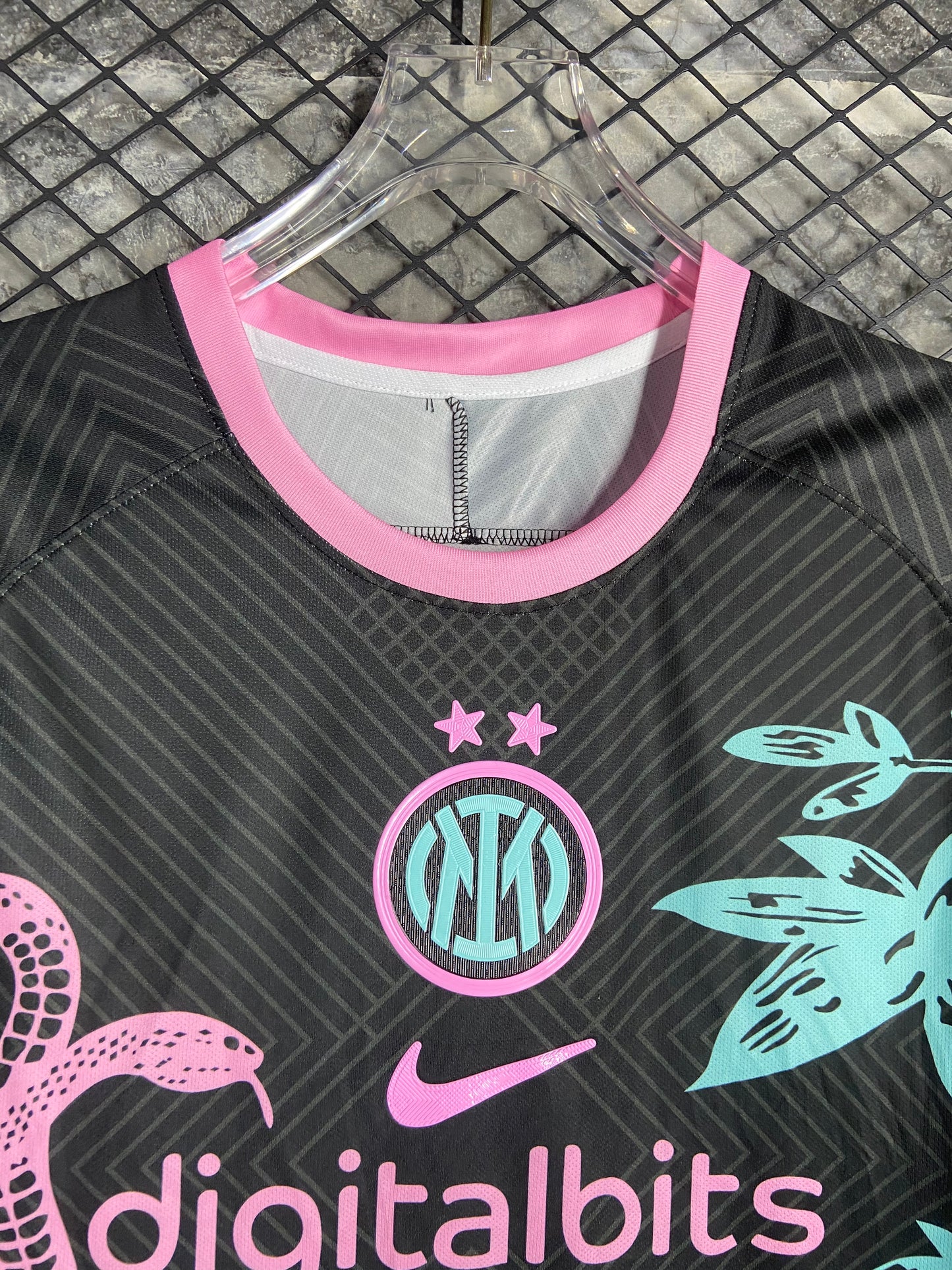 24/25 Inter Milan Double Pink Snake Black jersey