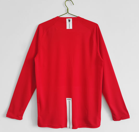 07/08 Manchester United home long sleeved jersey