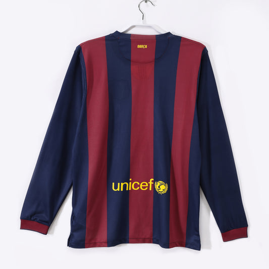 14/15 Barcelona home long sleeved jersey