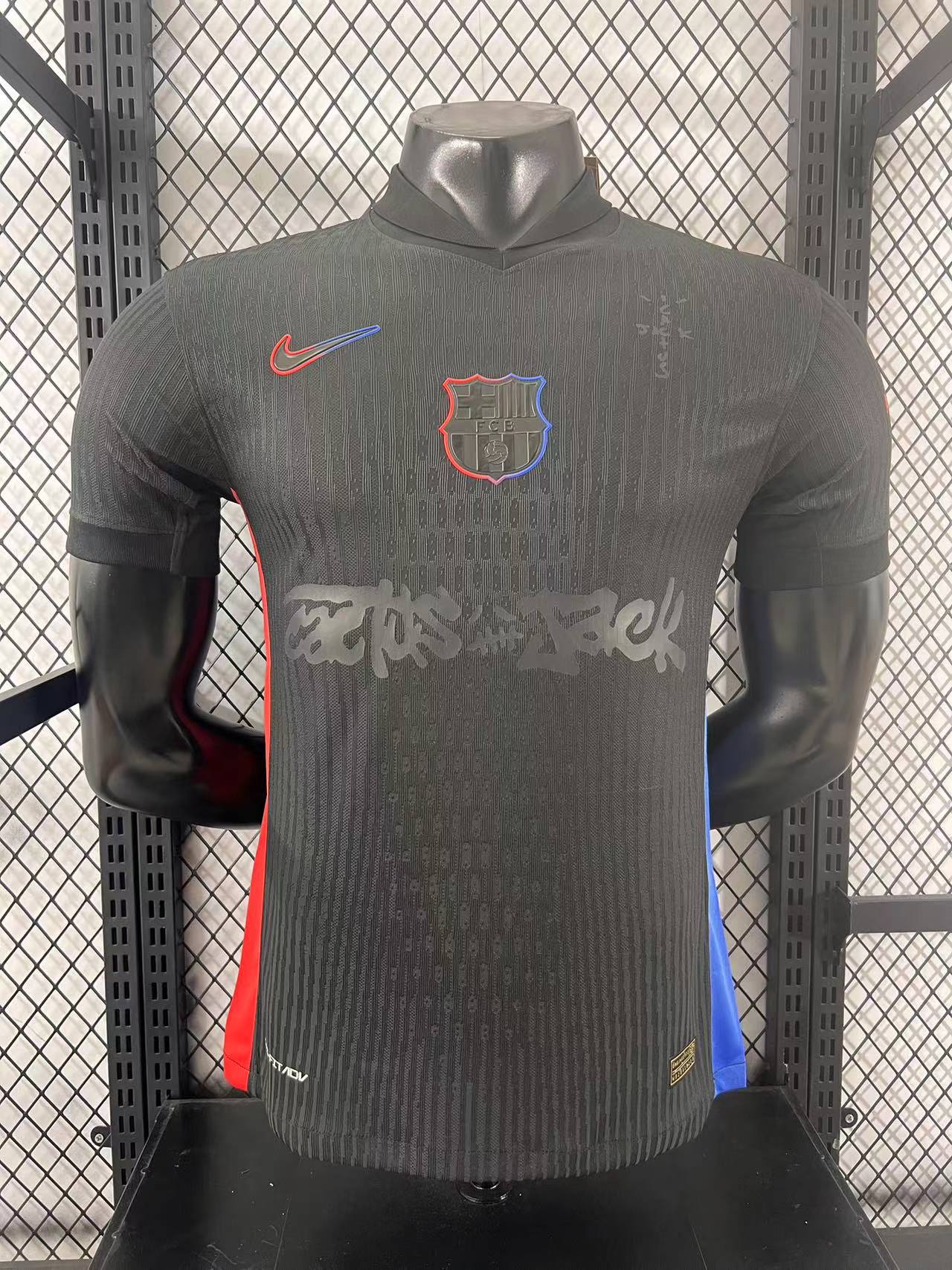 2025 Barca x Travis Scott Special shirt black
