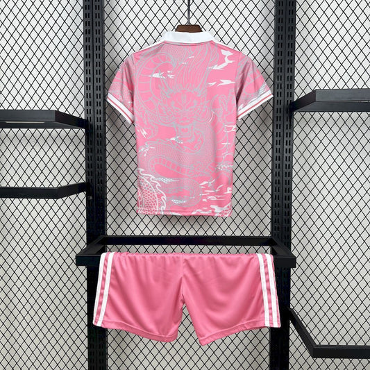 Real Madrid 2023/24 Pink Dragon Special Edition Kids Kit