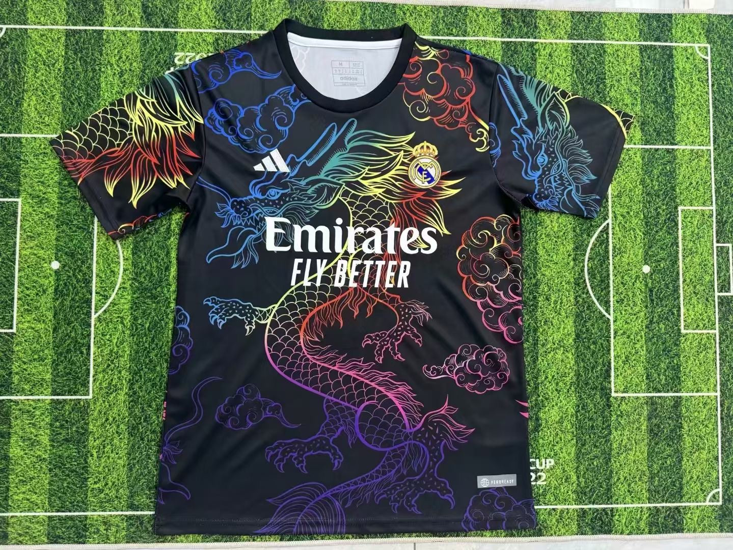Maillot Dragon Coloré Real Madrid 2024 Noir