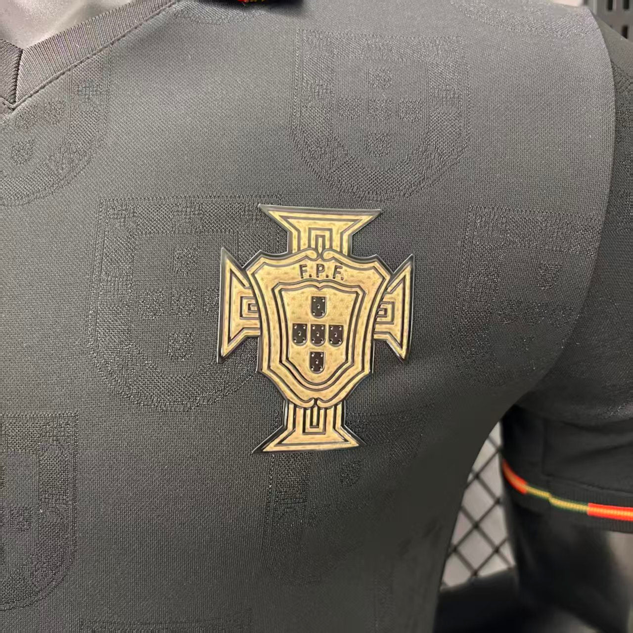Portugal commemorative edition black jersey
