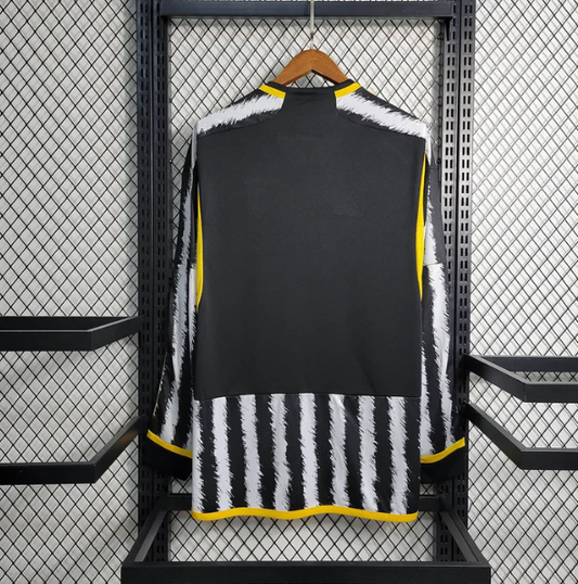 23/24 Juventus Home Long Sleeve Jersey