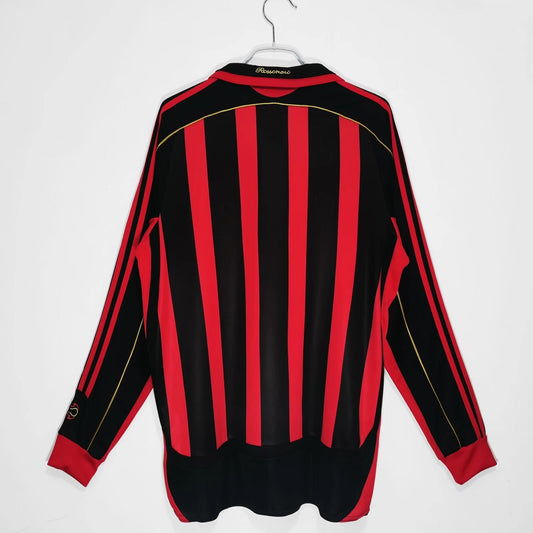 06/07 AC Milan home long sleeved jersey