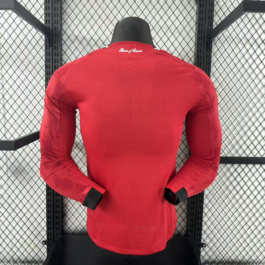 25/26 Manchester United home long-sleeved shirt