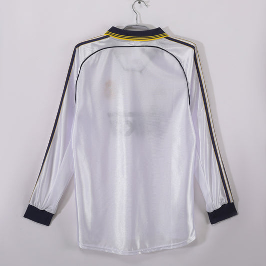 98/00 Real Madrid home long sleeved jersey