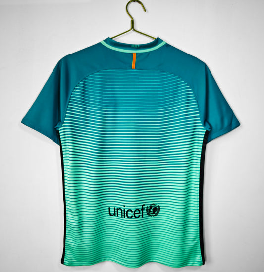 16/17 Barcelona second away jersey