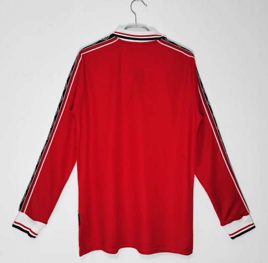 98/99 Manchester United home long sleeved jersey