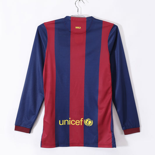 14/15 Barcelona home long sleeved jersey