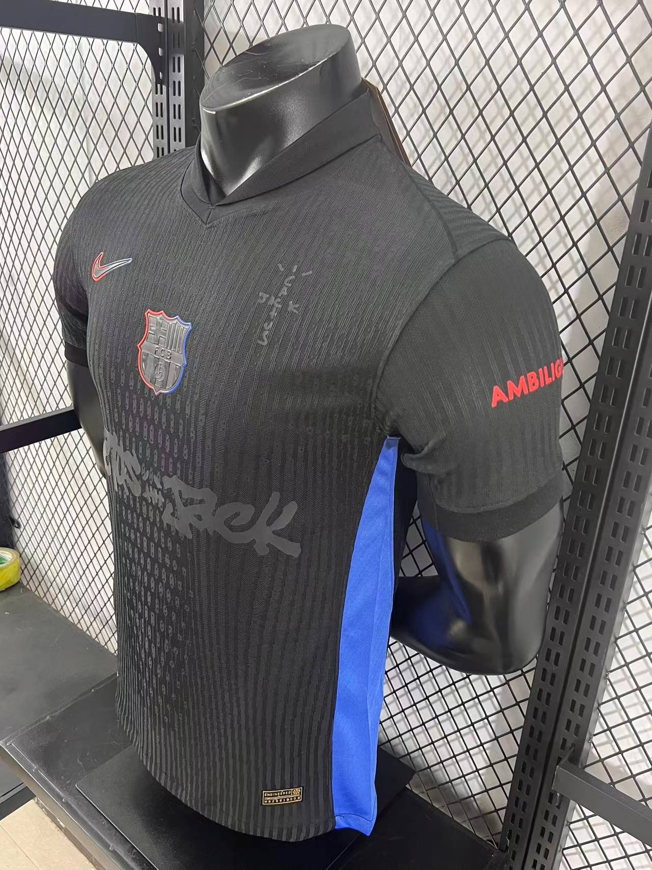 2025 Barca x Travis Scott Special shirt black