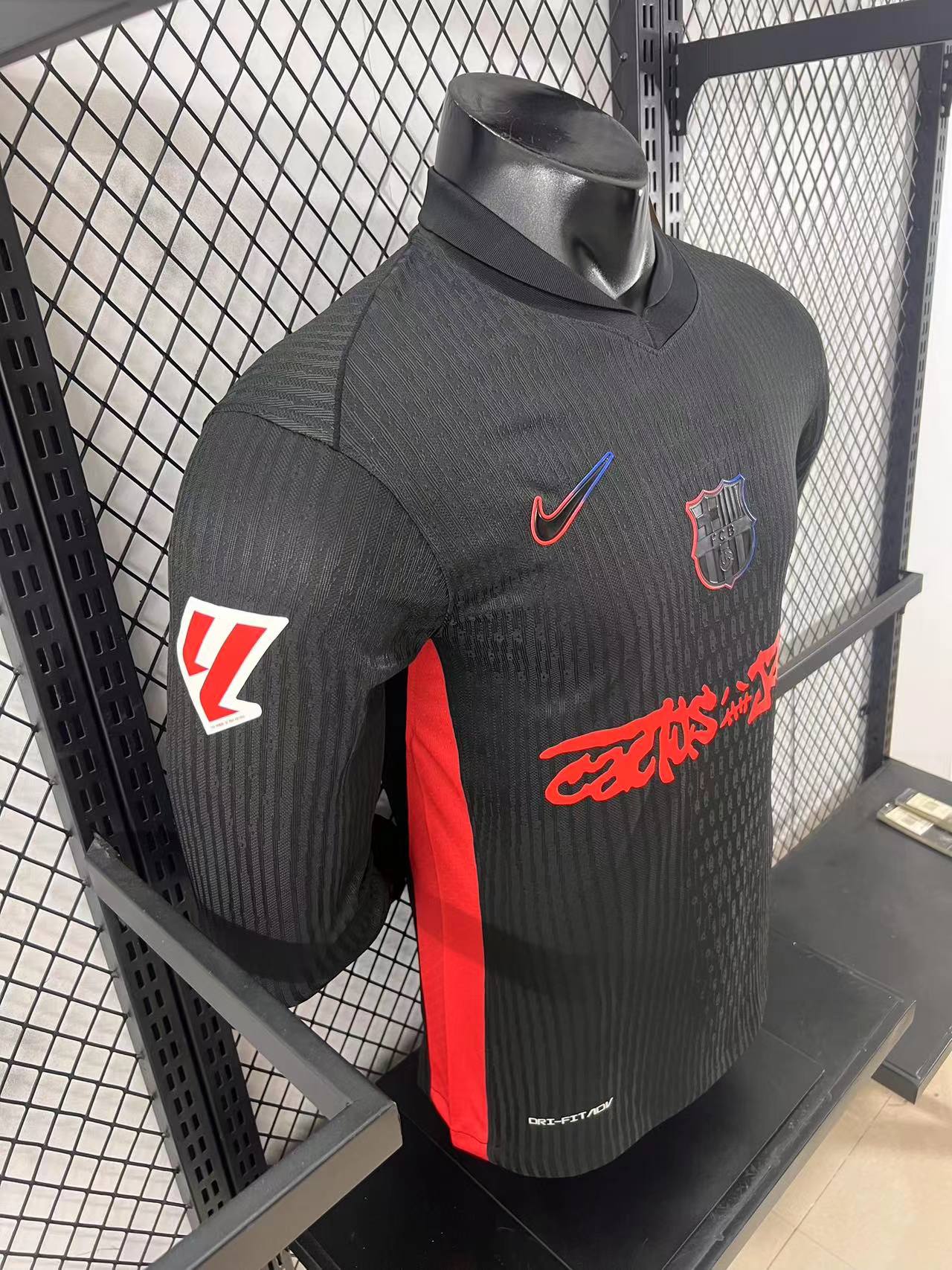 2025 Barca x Travis Scott Away Long sleeves Special shirt