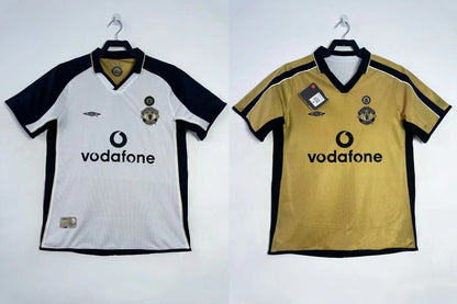 01/02 Manchester United Centenary Edition jersey (reversible)