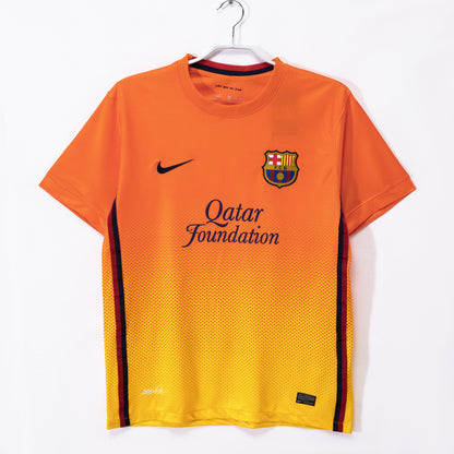 12/13 Barcelona away orange jersey