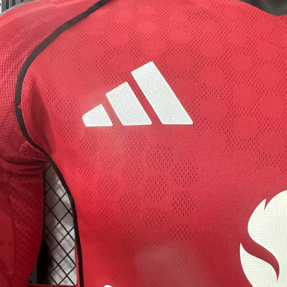 25/26 Manchester United home long-sleeved shirt