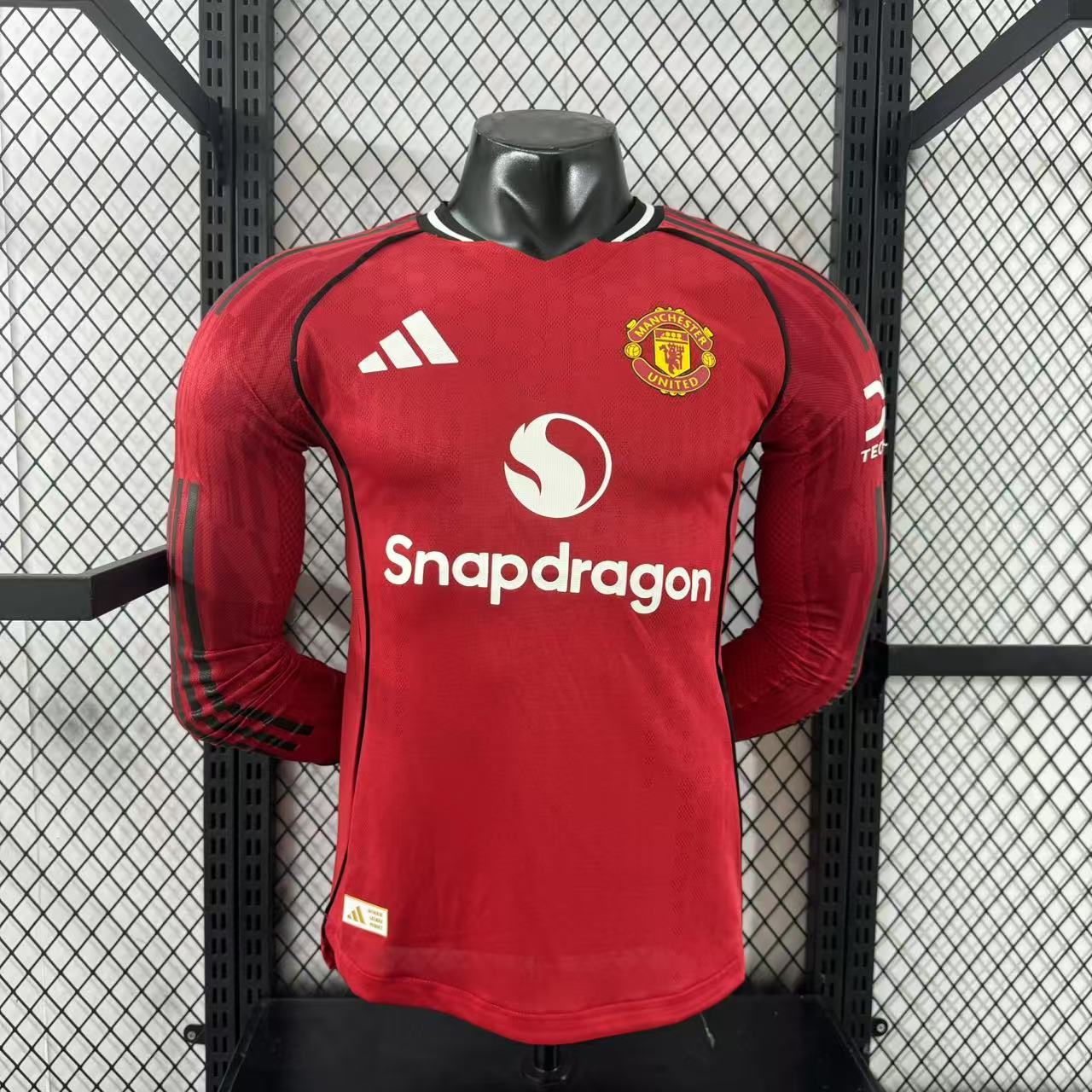 25/26 Manchester United home long-sleeved shirt