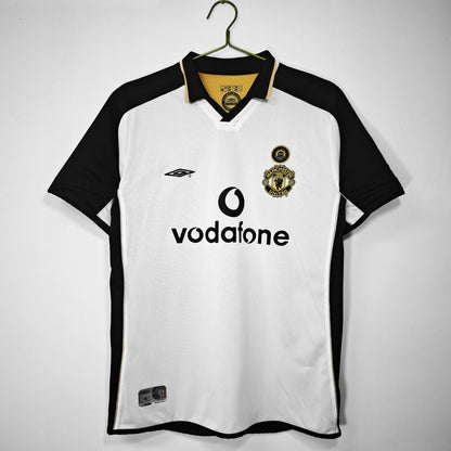 01/02 Manchester United Centenary Edition jersey (reversible)
