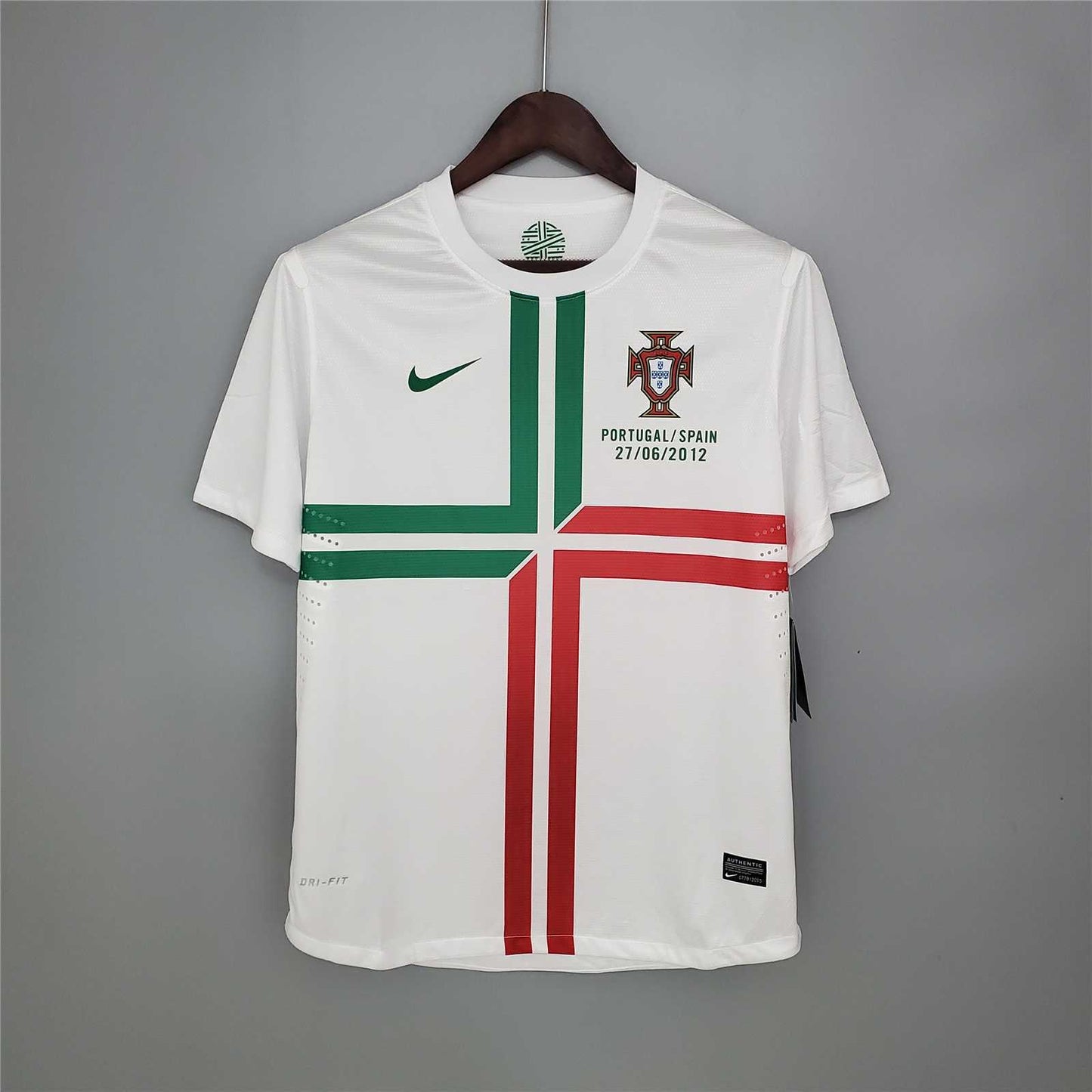 2012 Portugal away white Jersey