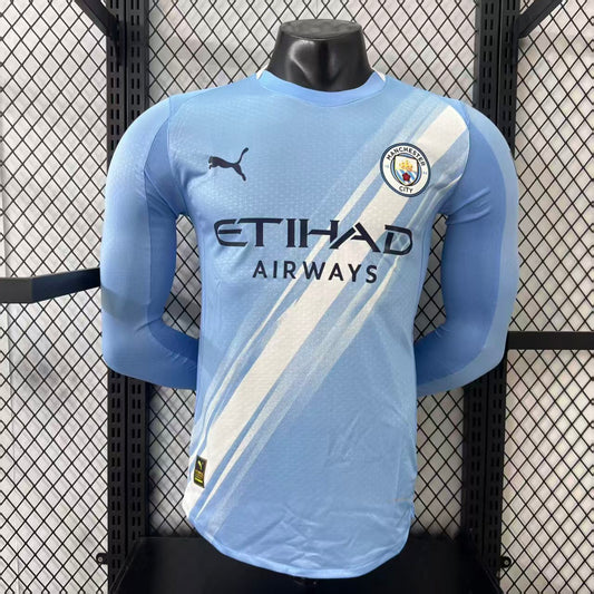25/26 Manchester City home long sleeved jersey