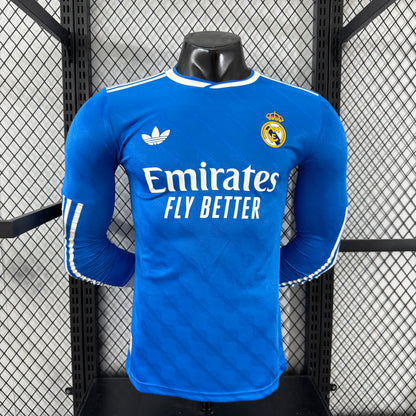 25/26 Real Madrid second away long sleeved jersey