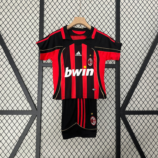 06/07  AC Milan home kids kit