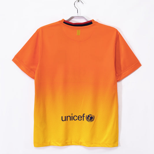 12/13 Barcelona away orange jersey