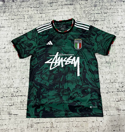 24/25 Italy × Stussy Green Special Jersey