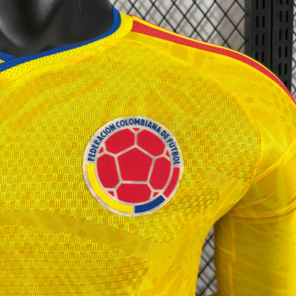 2026 World Cup Colombia home long sleeved jersey