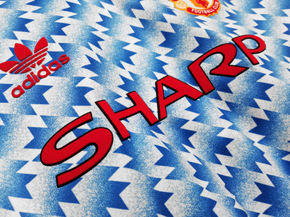1990/92 Manchester United away long sleeved jersey