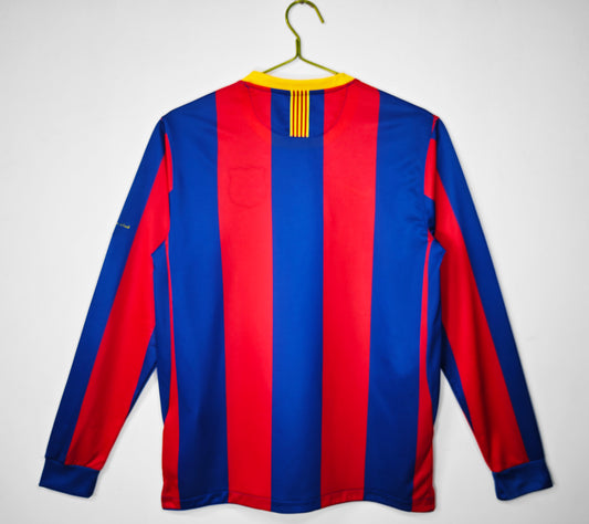 10/11 Barcelona home long sleeved jersey