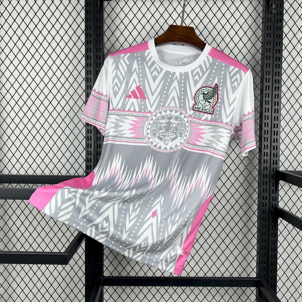 2026 Mexico Grey&Pink Special Jersey
