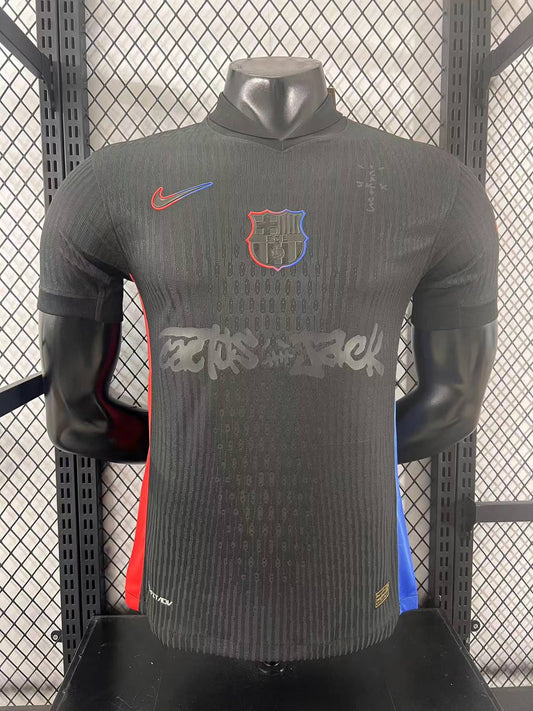 2025 Barca x Travis Scott Special shirt  black