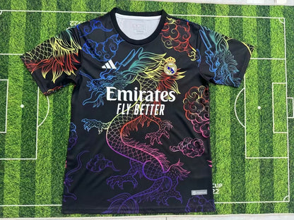 Maillot Dragon Coloré Real Madrid 2024 Noir
