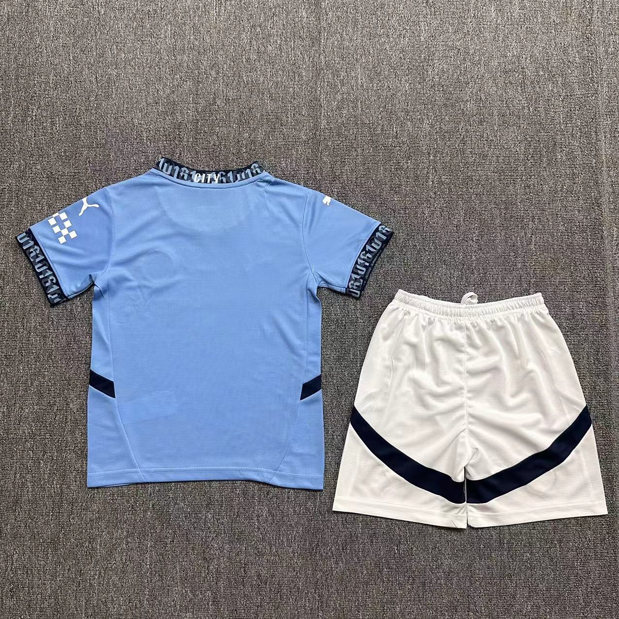 24-25 Manchester City Home Kids Set
