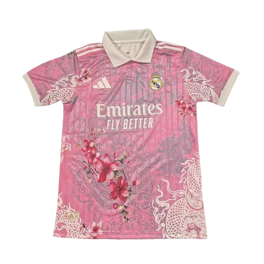 26/27 Real Madrid Flower & Dragon Special Jersey（pink）