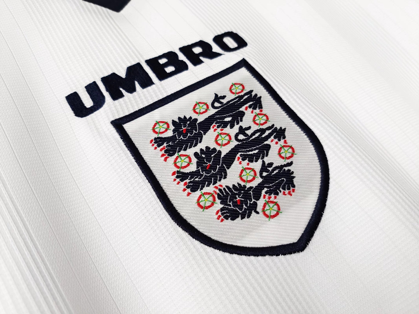 1996 England home long sleeved jersey