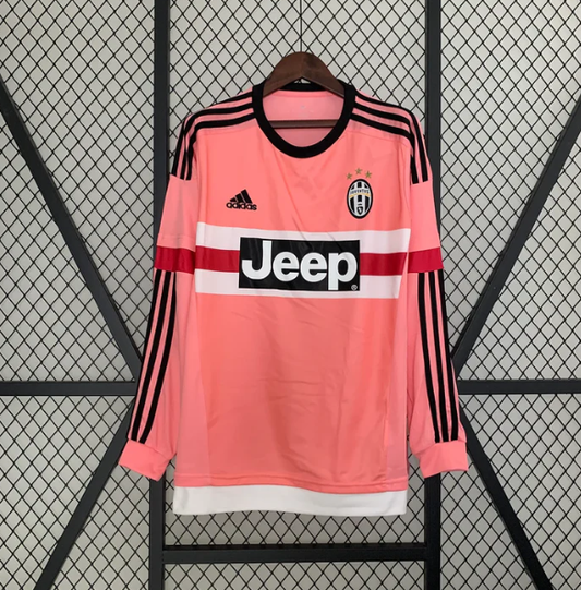 15/16 Juventus Away Jersey Long Sleeve Jersey