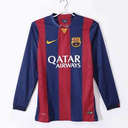 14/15 Barcelona home long sleeved jersey
