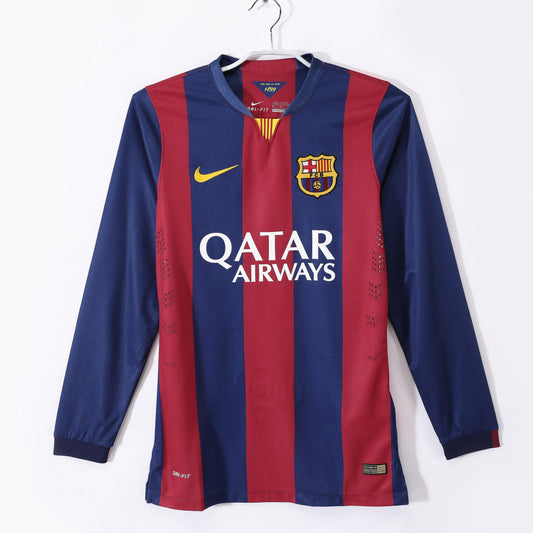 14/15 Barcelona home long sleeved jersey