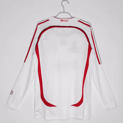 2006/2007 AC Milan away long sleeved jersey