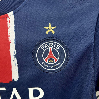 PSG 2024/25 Home Kids Kit (with stars)