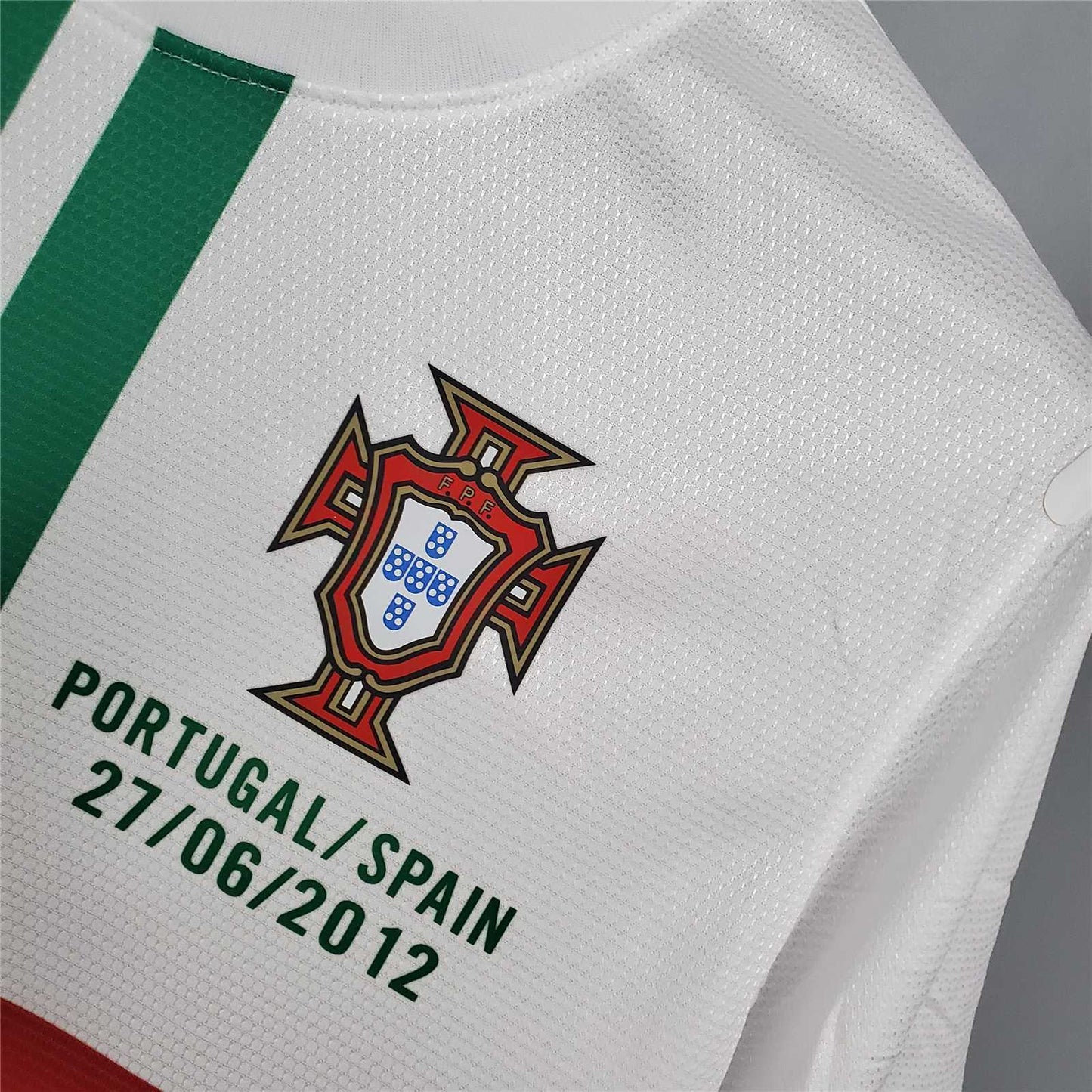 2012 Portugal away white Jersey
