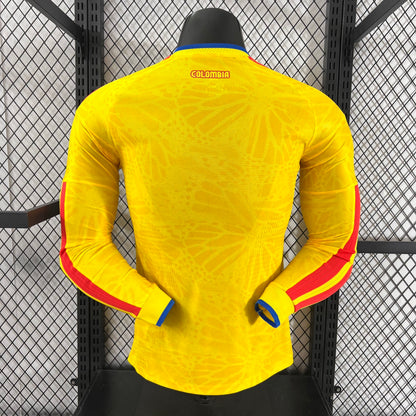 2026 World Cup Colombia home long sleeved jersey