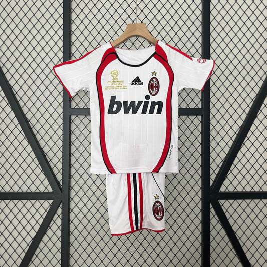 06/07  AC Milan away kids kit