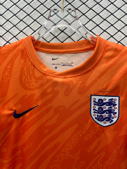 Maillot de gardien de but de l'Angleterre 24/25 orange