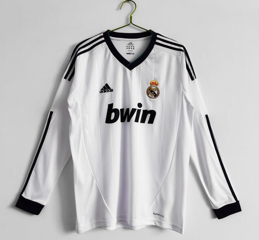 2012/13 Real Madrid home long sleeved jersey