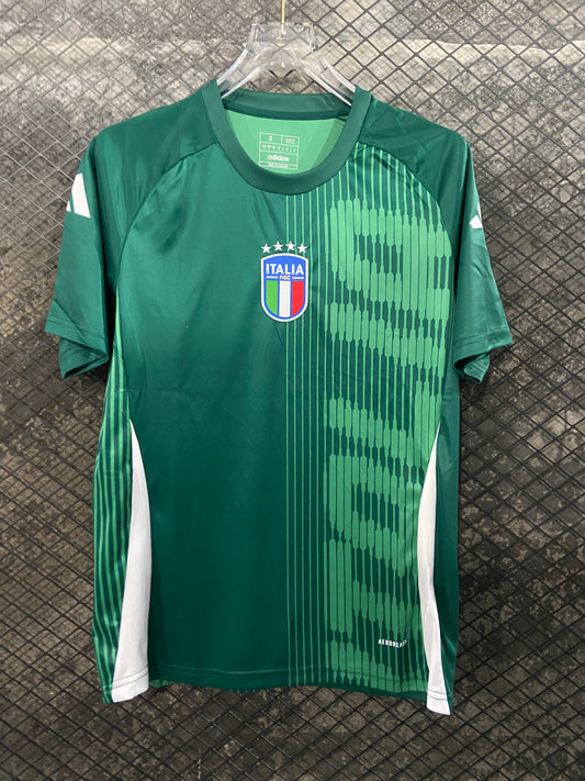 Maillot d'entraînement pré-match vert italien 24/25